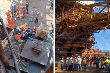 Imagem ilustrativa da imagem Funcionário sofre acidente em mineradora de Vitória
