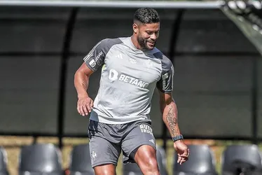 Imagem ilustrativa da imagem Hulk volta a treinar e reforça Atlético-MG em duelo diante do Palmeiras