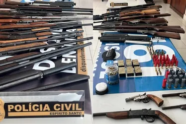 Imagem ilustrativa da imagem Investigação de homicídio revela esquema de comércio ilegal de armas no ES