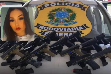 Imagem ilustrativa da imagem Jovem condenada por tráfico internacional de armas é presa em Vila Velha