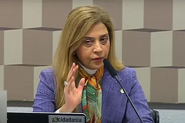 Imagem ilustrativa da imagem Leila provoca Textor e diz que Palmeiras não desistirá até punição exemplar