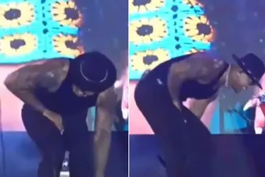 Imagem ilustrativa da imagem Léo Santana é atingido em parte íntima por celular arremessado por fã em show
