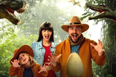 Imagem ilustrativa da imagem Luccas Neto em aventura com dinossauros