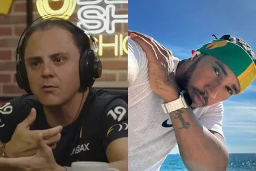 Imagem ilustrativa da imagem Massa diz que Hamilton se afastou de pilotos da F1 por 'jeito Hollywood'