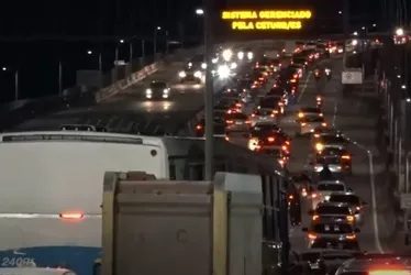 Imagem ilustrativa da imagem Motoristas enfrentam trânsito lento após acidente na Terceira Ponte