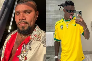 Imagem ilustrativa da imagem Naldo Benny diz que foi coach de Vini Jr: 'Só o chamo de filhote'