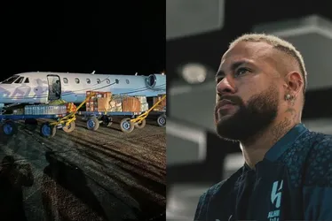 Imagem ilustrativa da imagem Neymar manda jatinho com doações para RS: 'Ajudar nunca é demais'