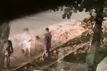 Imagem ilustrativa da imagem Policial Militar é flagrado agredindo homem a pauladas em Vila Velha