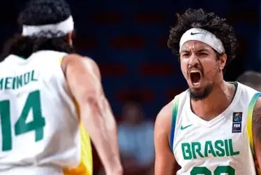 Imagem ilustrativa da imagem Seleção masculina de basquete bate Montenegro e estreia com vitória no Pré-Olímpico