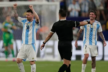 Imagem ilustrativa da imagem Sem sustos, Argentina vence Canadá com gol de Messi e vai à final da Copa América