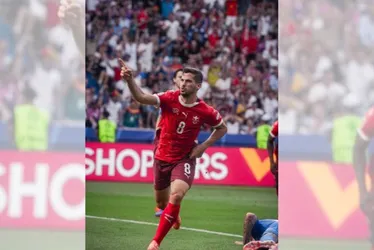 Imagem ilustrativa da imagem Suíça supera a Itália, quebra tabu e já iguala a sua melhor campanha na Eurocopa