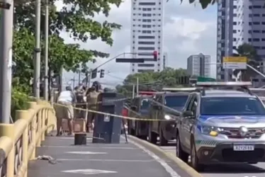 Imagem ilustrativa da imagem Suposta bomba na ponte da Capunga altera trânsito na Madalena