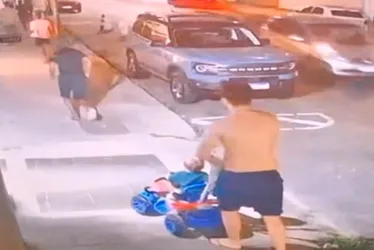 Imagem ilustrativa da imagem Suspeitos assaltam pai que passeava com bebê em Vila Velha