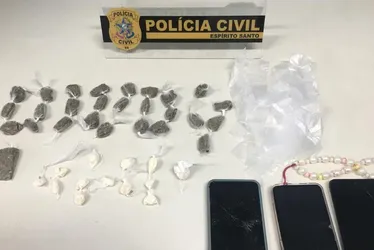Imagem ilustrativa da imagem Três suspeitos são presos por envolvimento com o tráfico de drogas no Sul do ES