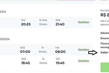 Imagem ilustrativa da imagem Voos de Vitória por apenas R$ 305 (ida e volta) no feirão de passagens aéreas