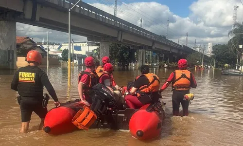 
          Imagem ilustrativa da imagem Bombeiros capixabas salvam 270 pessoas ilhadas após enchentes no RS
          