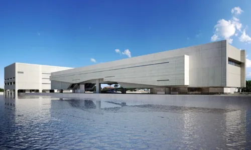 
          Imagem ilustrativa da imagem Casagrande visita obra do Cais das Artes: "ES no circuito cultural do Brasil"
          