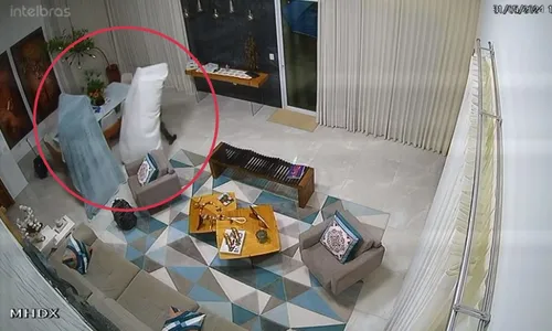 
          Imagem ilustrativa da imagem Criminosos usam lençóis para se esconder de câmeras e roubar TV e joias no ES
          