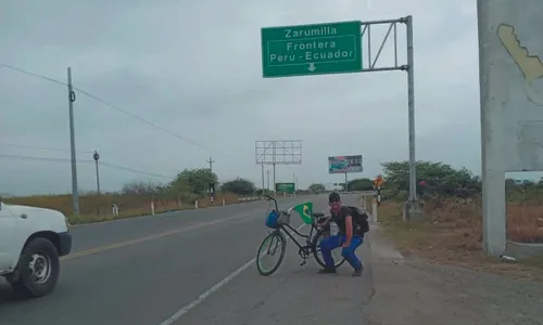 
          Imagem ilustrativa da imagem Da colheita do café para a viagem de bicicleta aos EUA
          