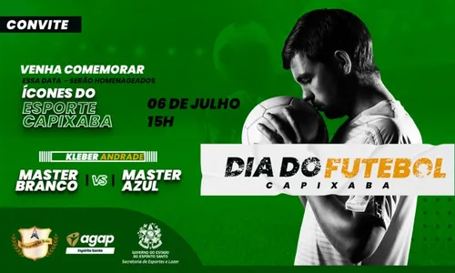 
          Imagem ilustrativa da imagem Dia do Futebol Capixaba será comemorado com jogo no Kleber Andrade neste sábado
          