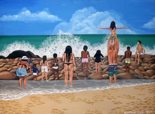 
          Imagem ilustrativa da imagem Exposição de pinturas mostra a realidade do Pina e inaugura novo espaço para artes
          