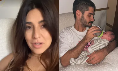 
          Imagem ilustrativa da imagem Fernanda Paes Leme sente culpa na maternidade e desabafa: 'Arrasada'
          