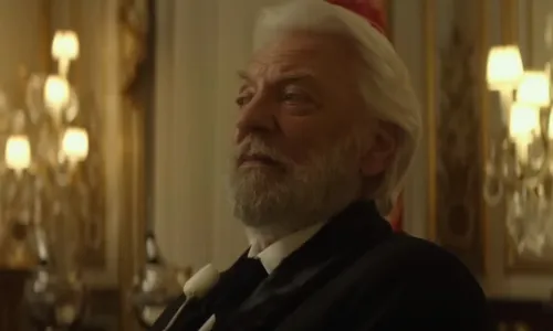 
          Imagem ilustrativa da imagem Morre Donald Sutherland, lenda do cinema, TV e Presidente Snow de 'Jogos Vorazes'
          
