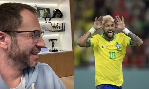 
          Imagem ilustrativa da imagem Tiago Leifert defende volta de Neymar à seleção: 'Sem ele, a gente não existe'
          