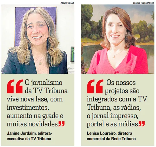 
          Imagem ilustrativa da imagem Um novo tempo na TV Tribuna
          