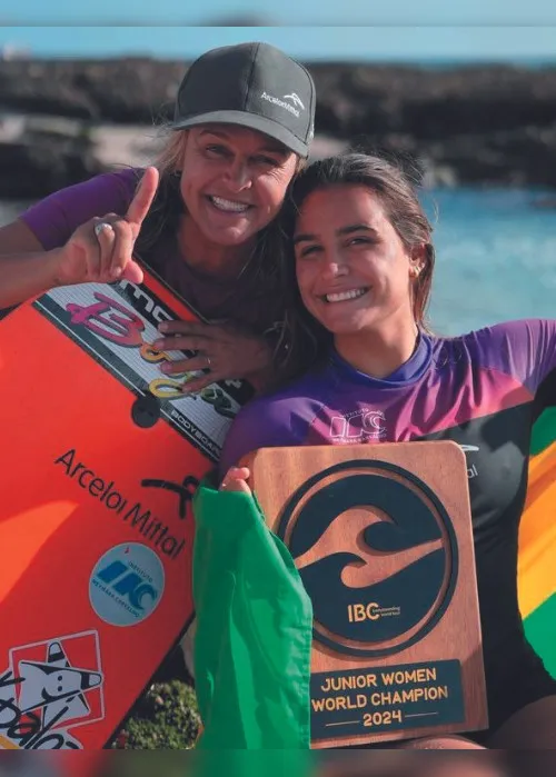 Imagem ilustrativa da imagem Capixaba Luna Hardman é bicampeã mundial de Bodyboarding