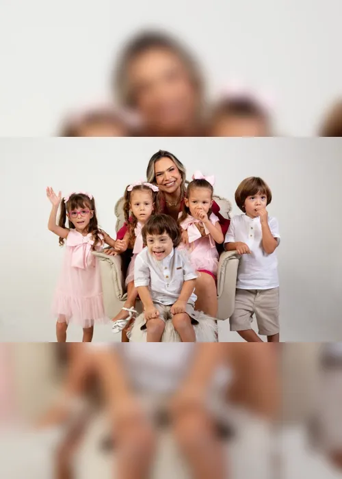Imagem ilustrativa da imagem Mãe dos quíntuplos capixabas: “Estarei sempre pronta para fazer tudo por eles”