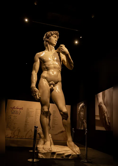 Imagem ilustrativa da imagem Recife recebe exposição imersiva sobre a arte de Michelangelo