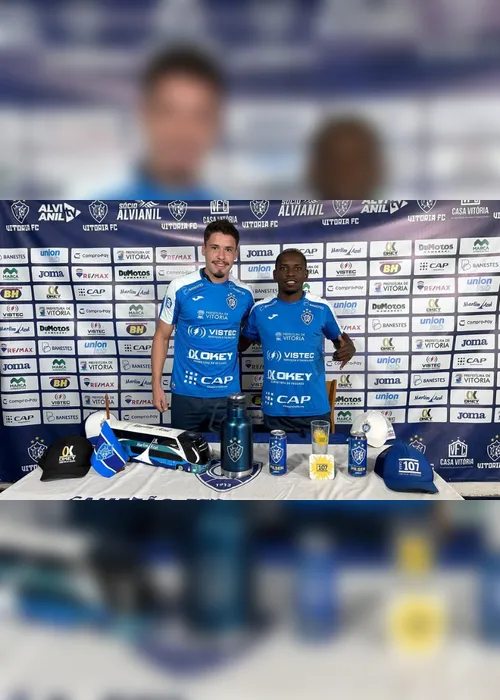 Imagem ilustrativa da imagem Vitória apresenta mais dois reforços antes do clássico contra a Desportiva