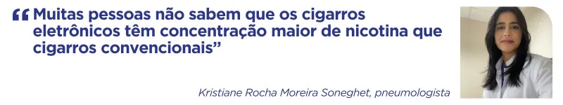 Imagem ilustrativa da imagem Adolescentes buscam ajuda para se livrar do vício em cigarro eletrônico