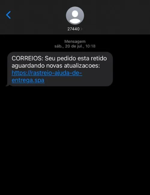 Imagem ilustrativa da imagem Correios alertam para novo golpe do SMS; saiba como os criminosos estão agindo