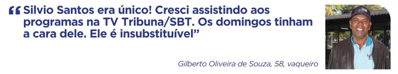 Imagem ilustrativa da imagem Idosos se emocionam com as memórias com Silvio Santos na TV