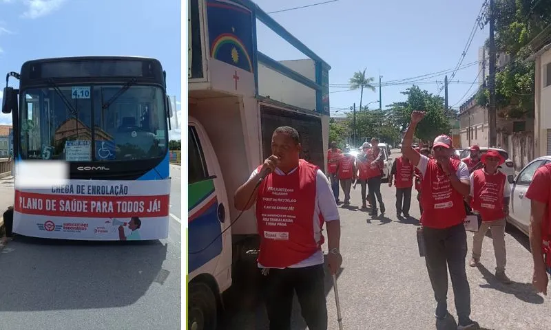 Imagem ilustrativa da imagem Sindicato dos Rodoviários fecha ruas e protesta contra proposta dos empresários