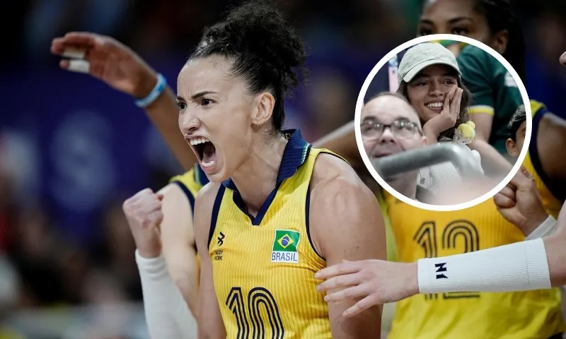 Imagem ilustrativa da imagem Com Fadinha na torcida, Brasil vence Polônia no vôlei feminino