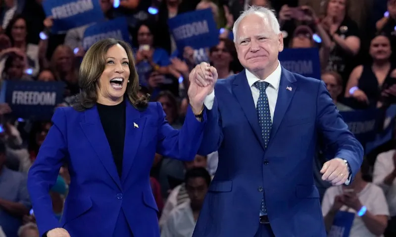 Imagem ilustrativa da imagem Eleições EUA: Kamala Harris é confirmada como candidata do Partido Democrata