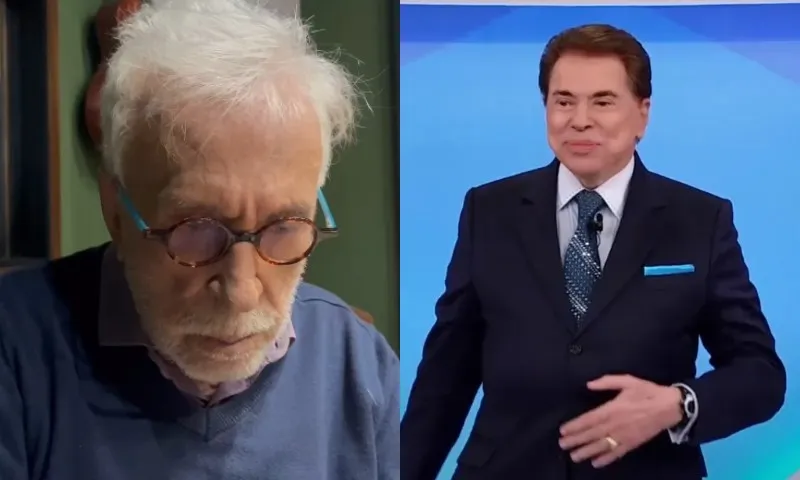 Imagem ilustrativa da imagem Moacyr Franco descobre morte de Silvio Santos e faz homenagem comovente