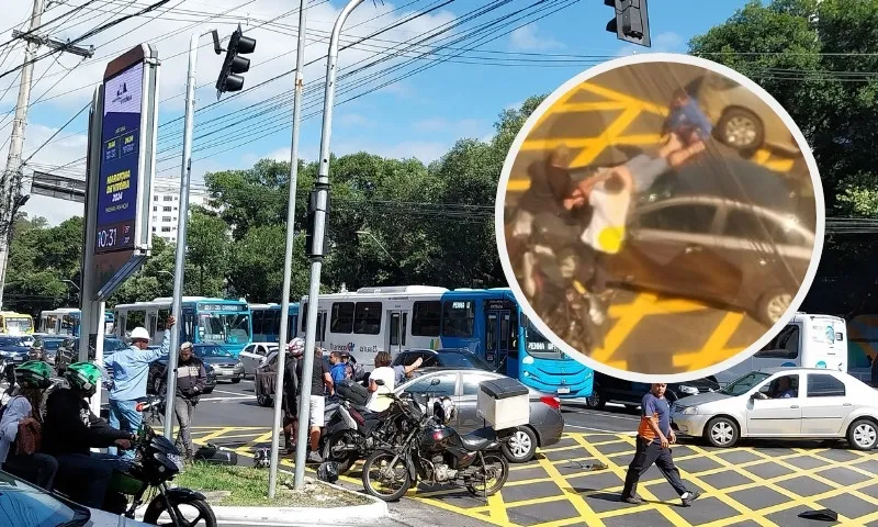 Imagem ilustrativa da imagem Motociclista fica ferido após acidente na Reta da Penha, em Vitória