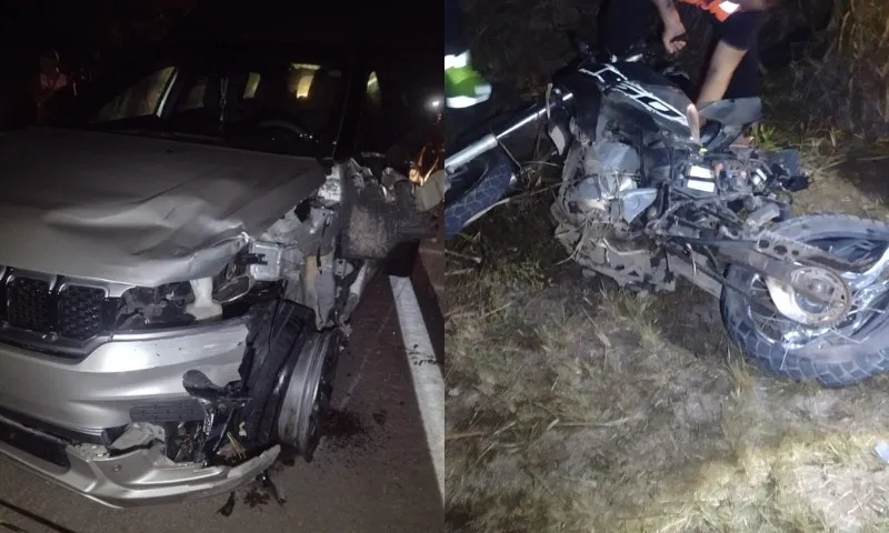 Imagem ilustrativa da imagem Mulher morre após acidente com motocicleta em rodovia de Guarapari