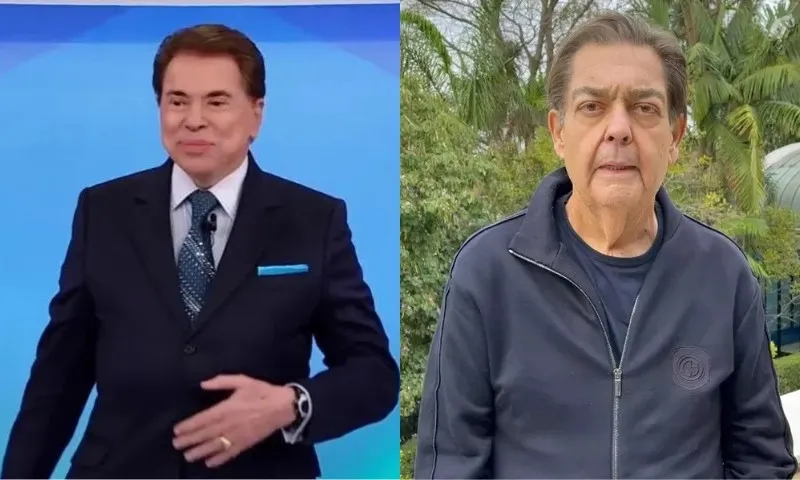 Imagem ilustrativa da imagem Silvio Santos e Faustão estão internados no mesmo hospital em São Paulo