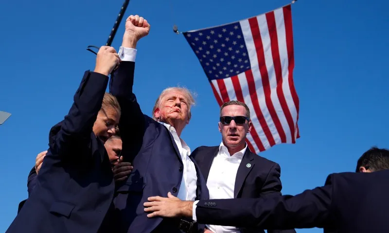 Imagem ilustrativa da imagem Trump chega ao Wisconsin para convenção do Partido Republicano