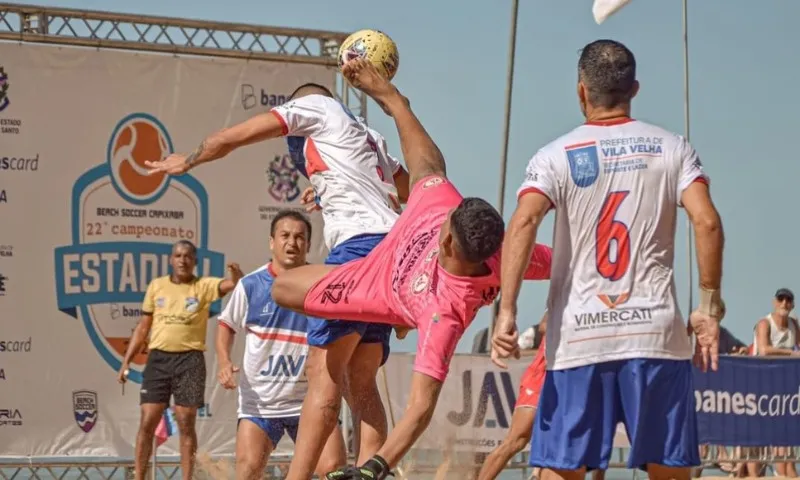 Imagem ilustrativa da imagem Vitória recebe Campeonato Estadual de Beach Soccer a partir deste sábado (10)