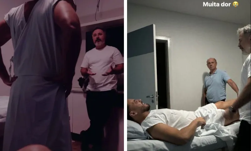 Imagem ilustrativa da imagem Wesley Safadão cancela show após travar a coluna: 'Muita dor'