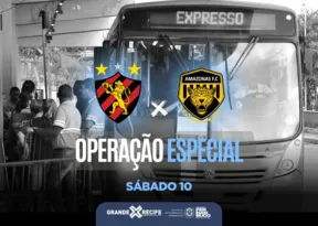 Imagem ilustrativa da imagem Veja como ir de ônibus para o jogo Sport X Amazonas na Arena Pernambuco