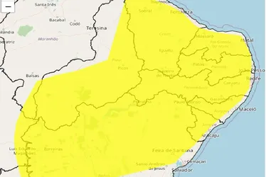 Imagem ilustrativa da imagem Alerta agora é para "perigo potencial" de ventos costeiros em 23 cidades do Estado