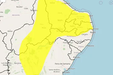 Imagem ilustrativa da imagem Alerta de vendaval para 71 cidades de Pernambuco nas próximas 36 horas