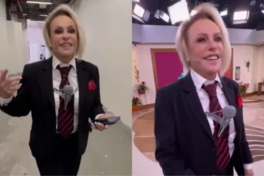 Imagem ilustrativa da imagem Ana Maria Braga se veste como Silvio Santos em homenagem no Mais Você